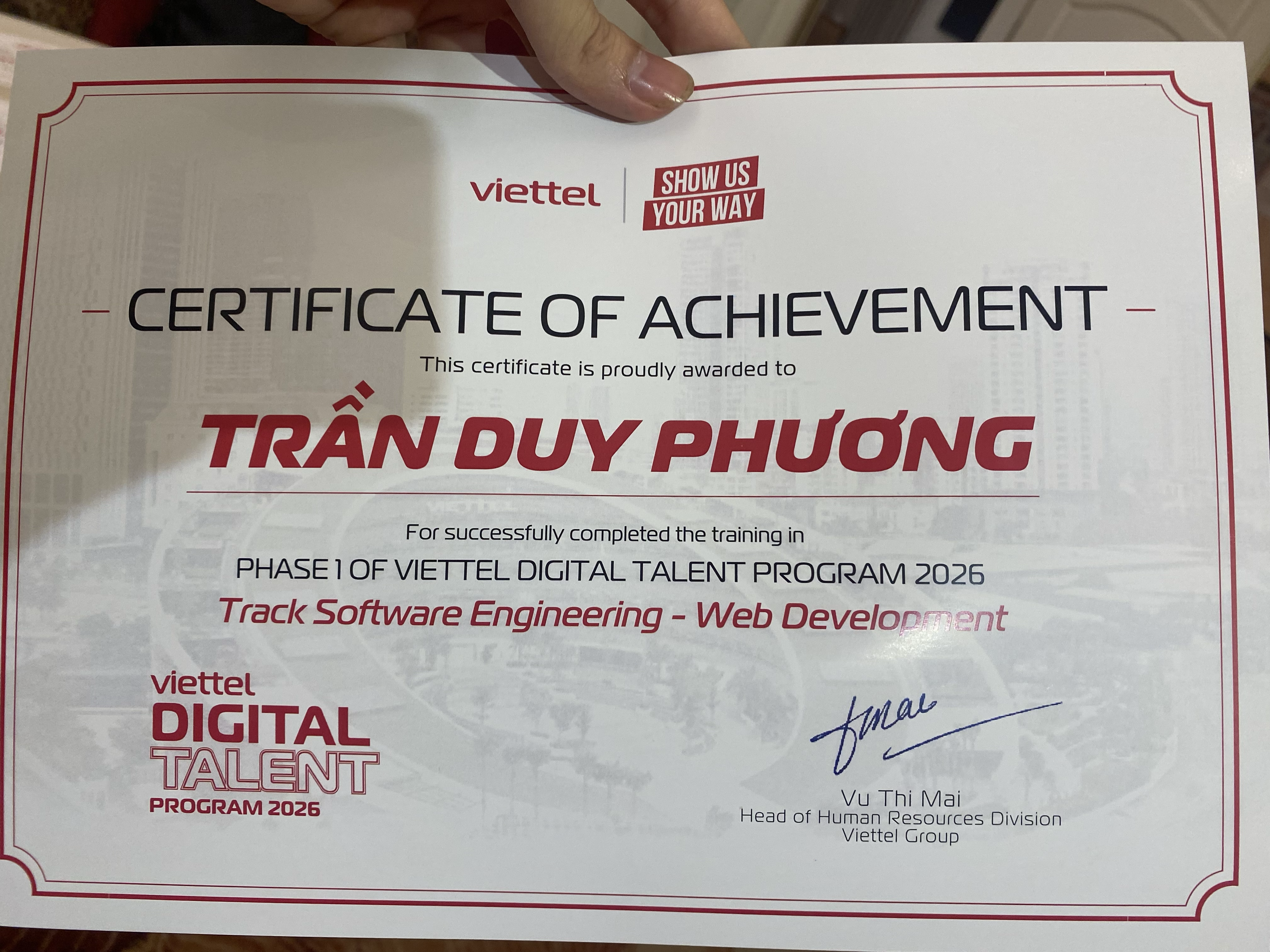Viettel Digital Talent 2026