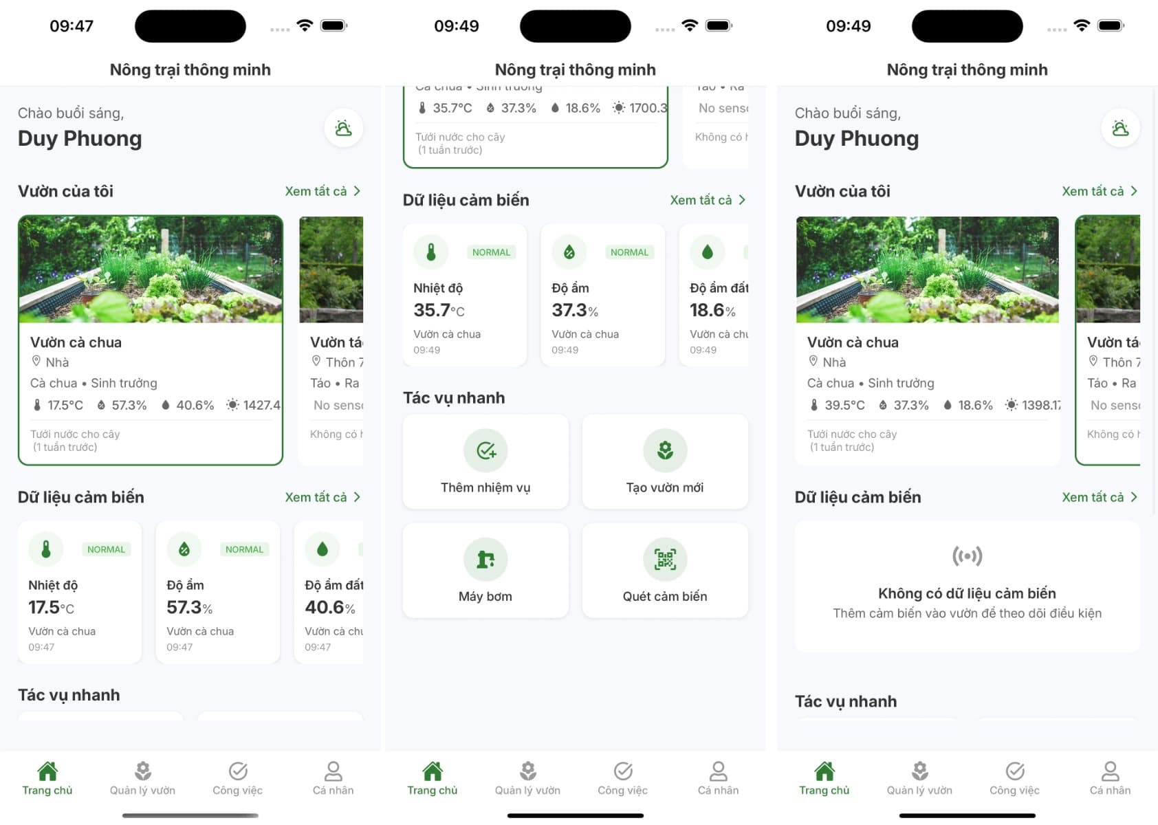 Smart Farm IoT Platform screenshot